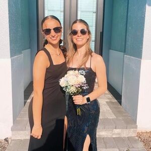 Navy and Black Prom Dress - Windsor